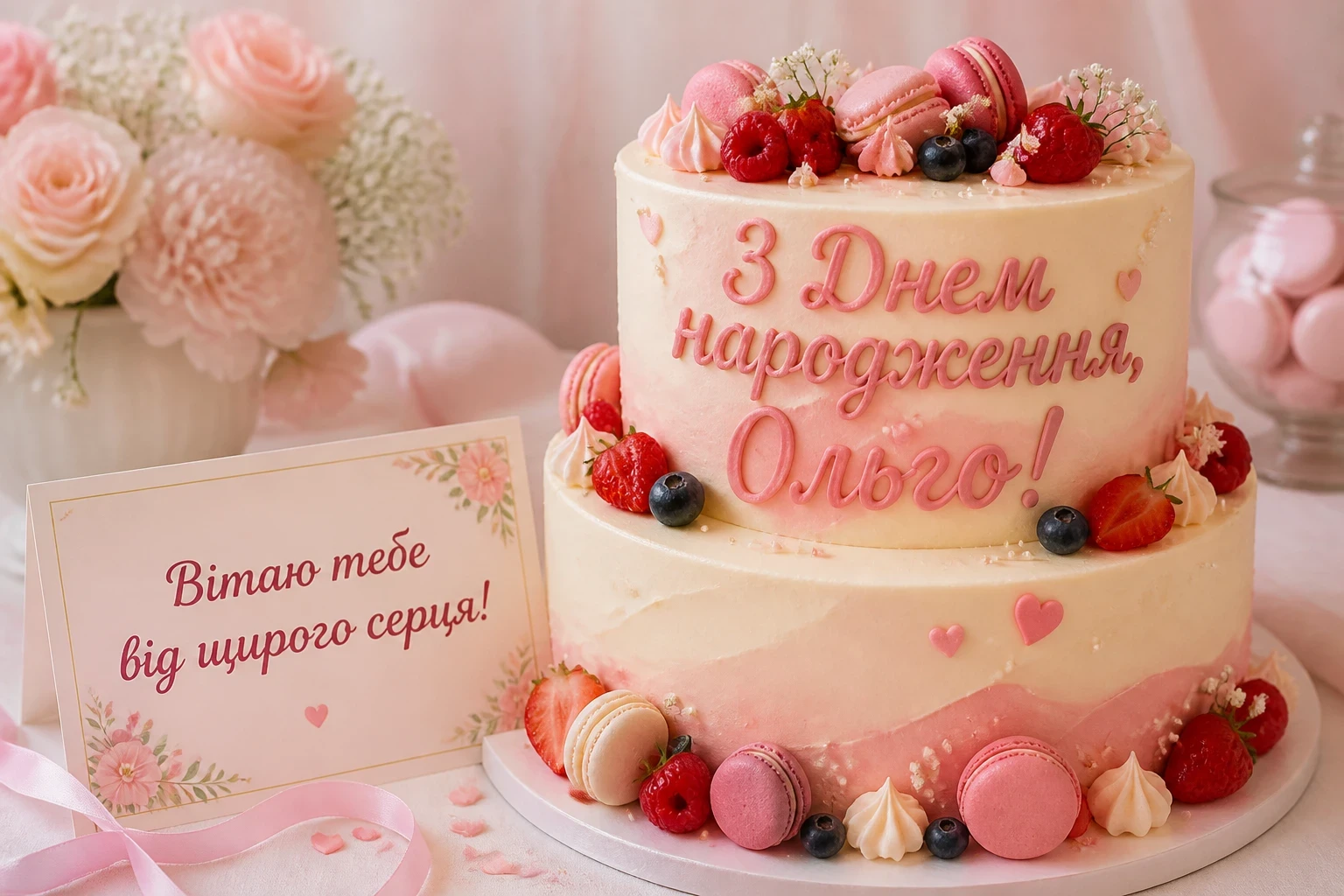 з днем народження ольга