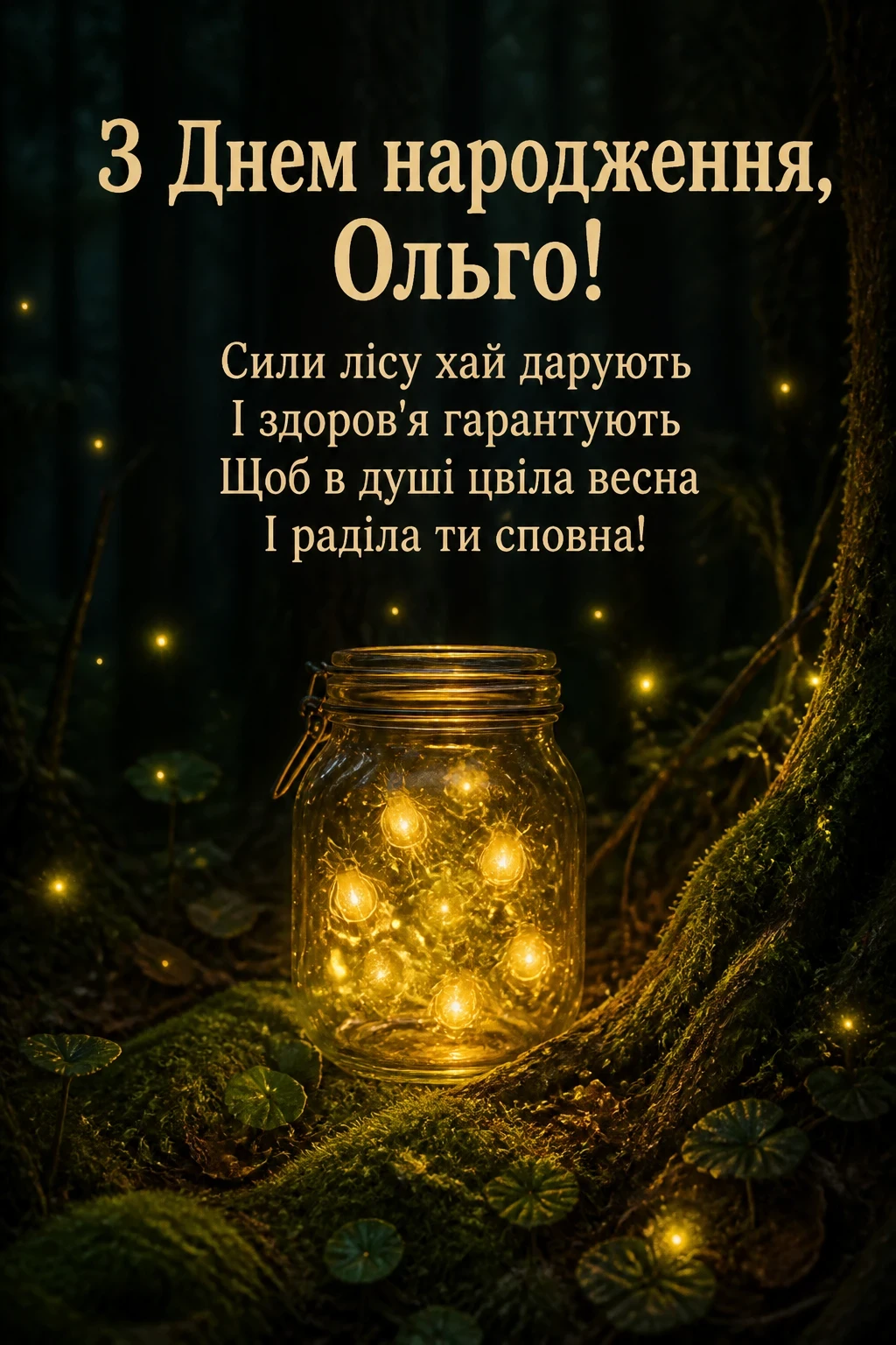 з днем народження ольга