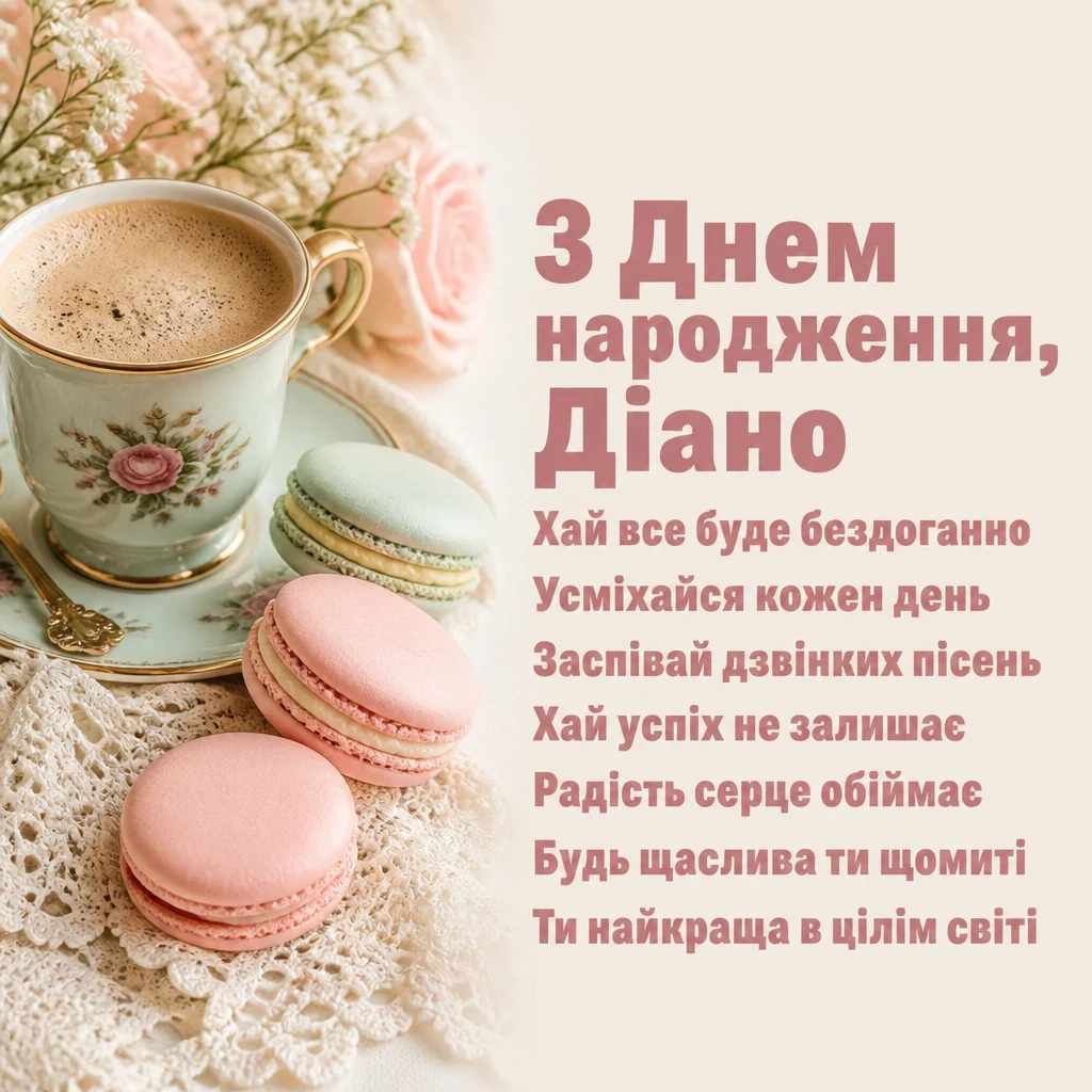 з днем народження діана