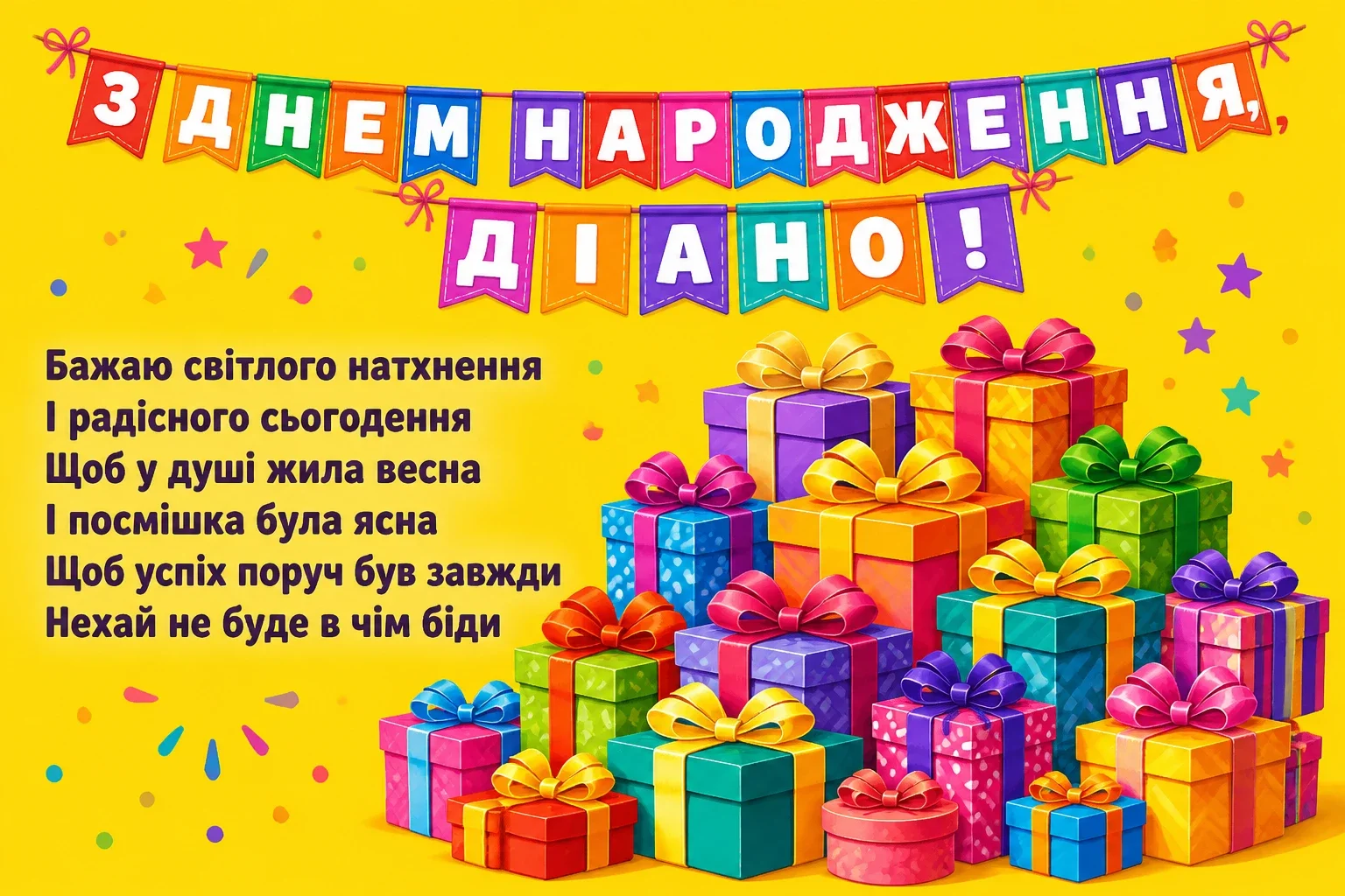 з днем народження діана