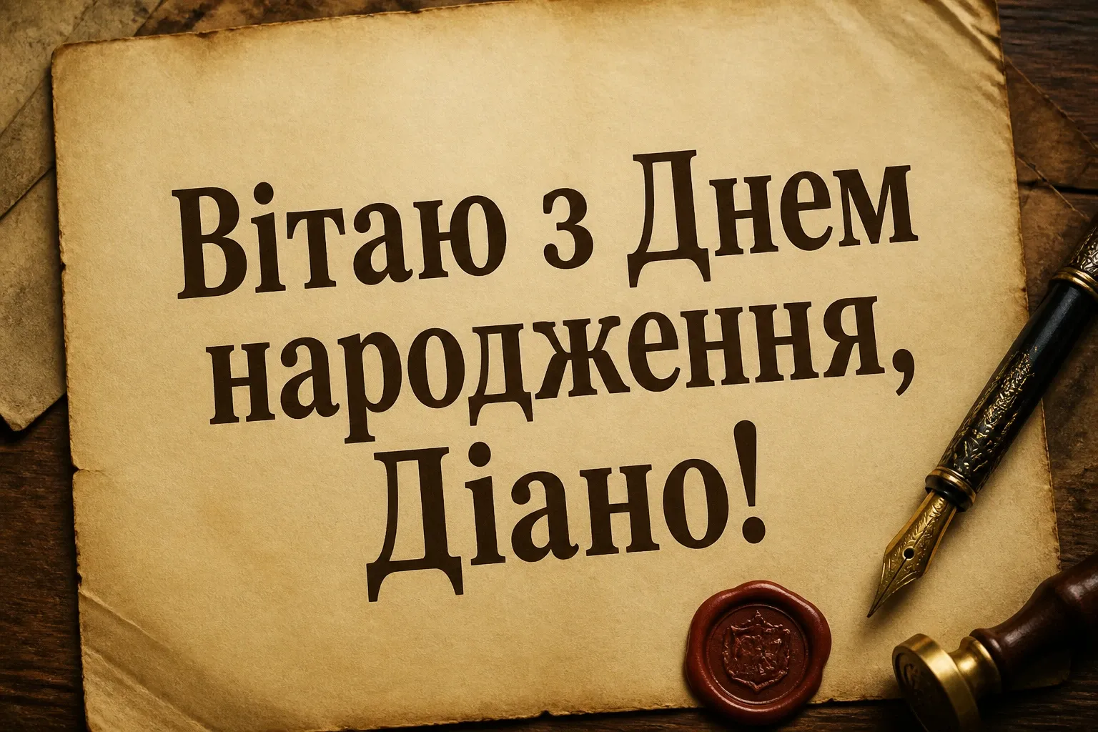 з днем народження діана