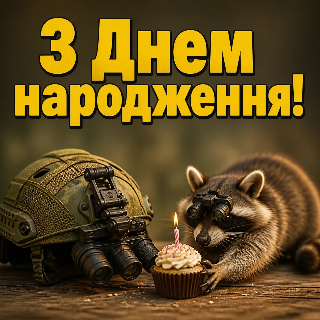 привітання з днем народження військовому