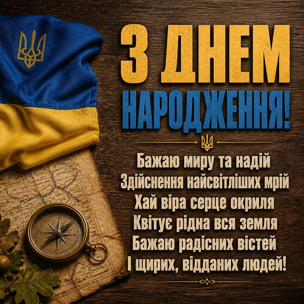привітання з днем народження військовому