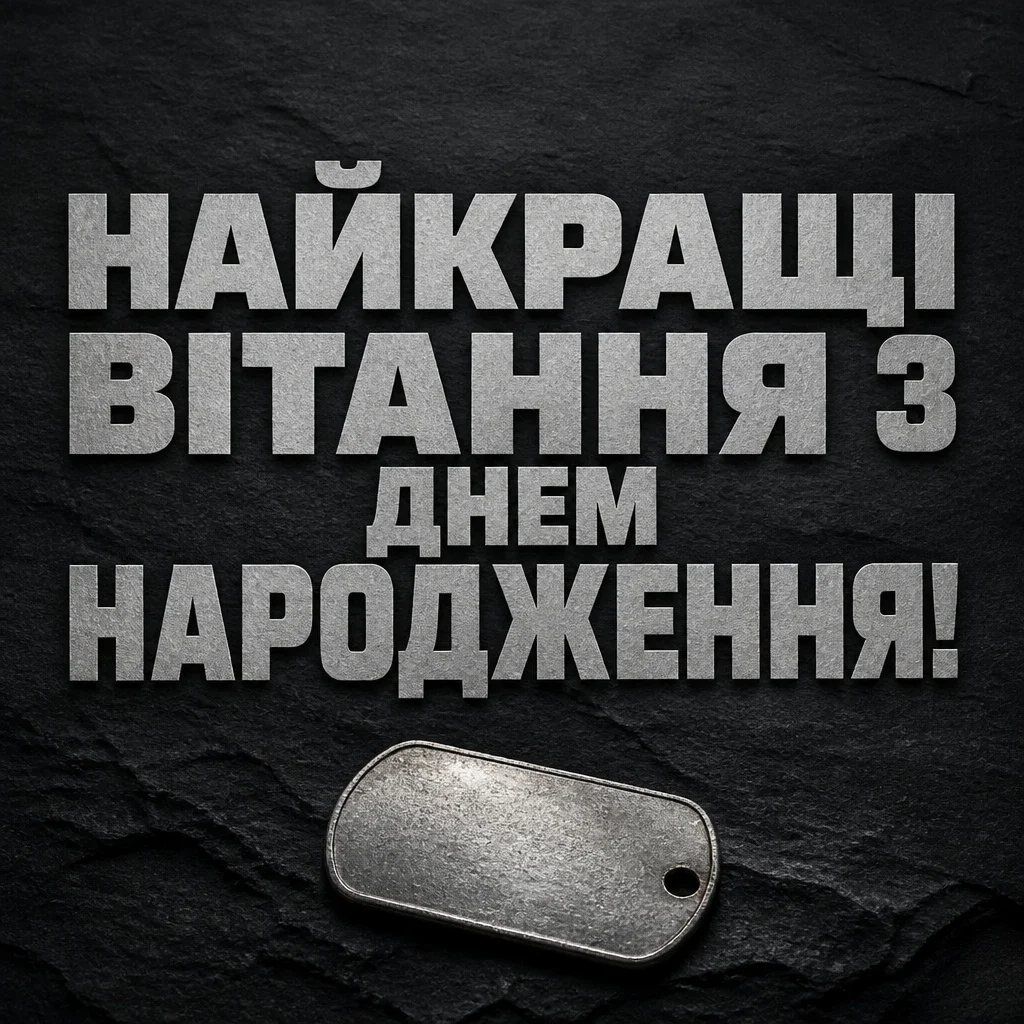 привітання з днем народження військовому