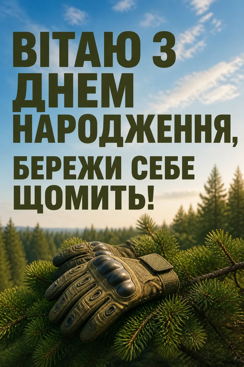 привітання з днем народження військовому