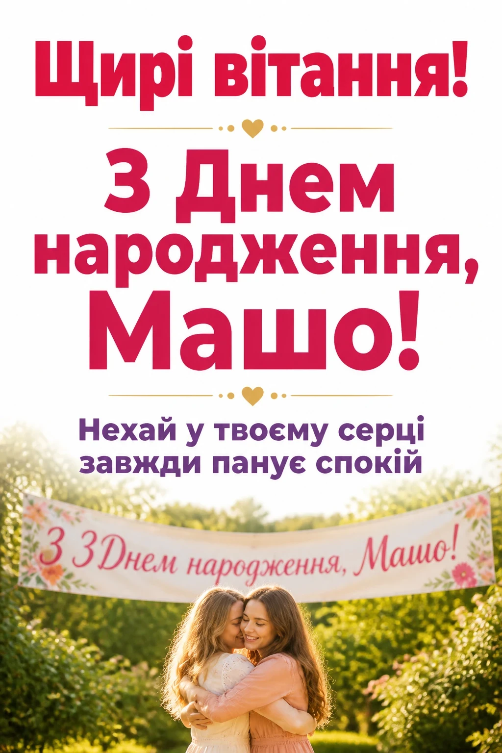з днем народження маша