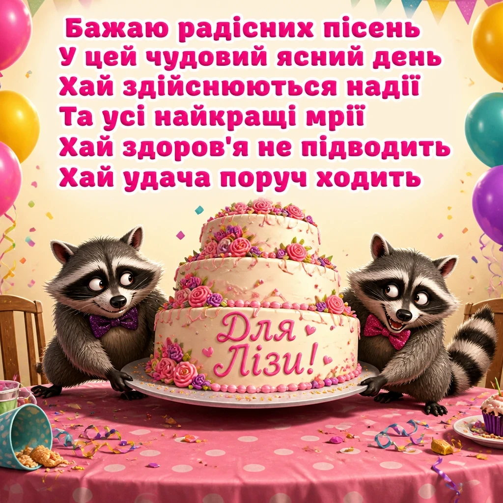 з днем народження ліза з днем народження ліза